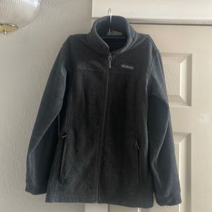 Women’s Columbia Fleece zip up sweater size Large